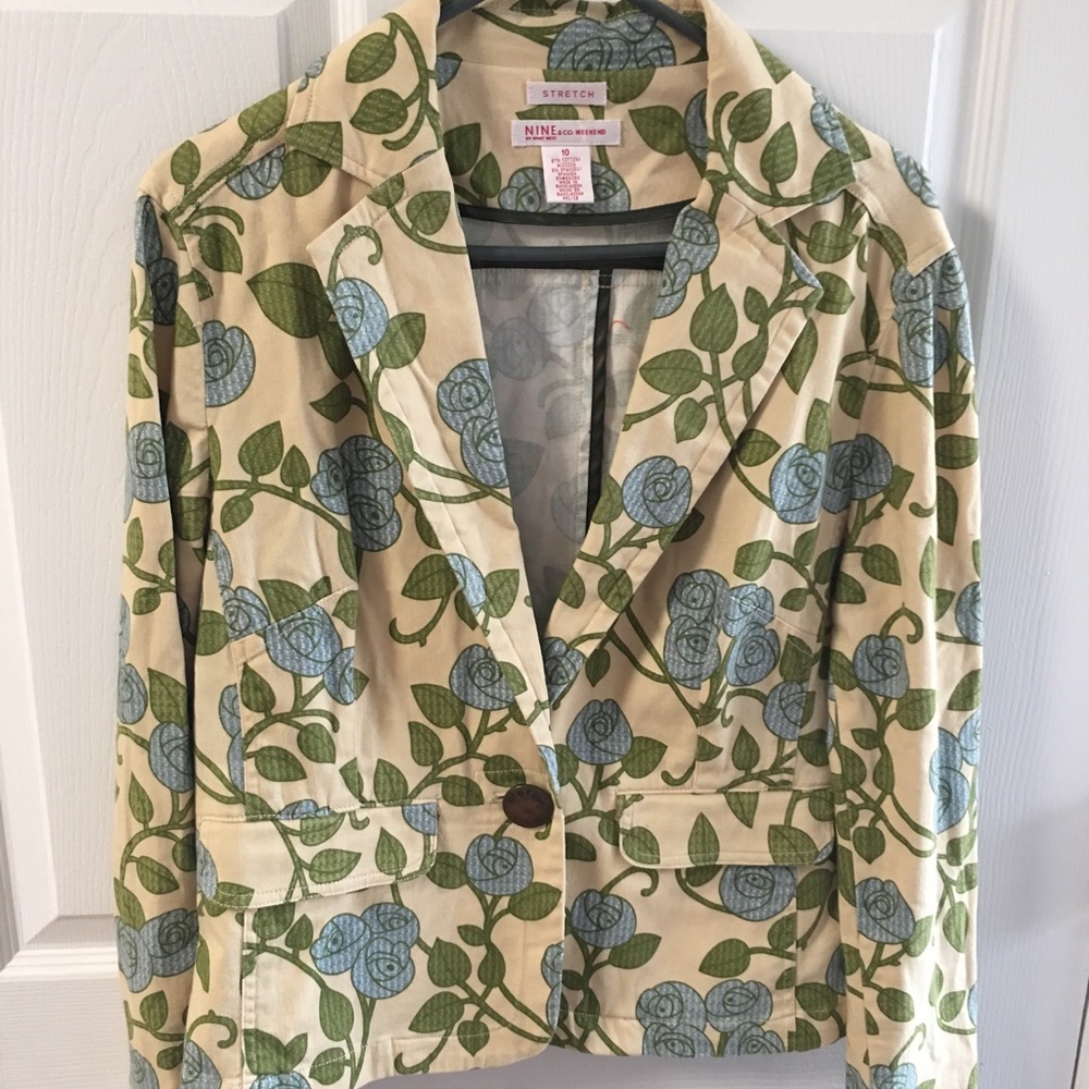 Floral Blazer